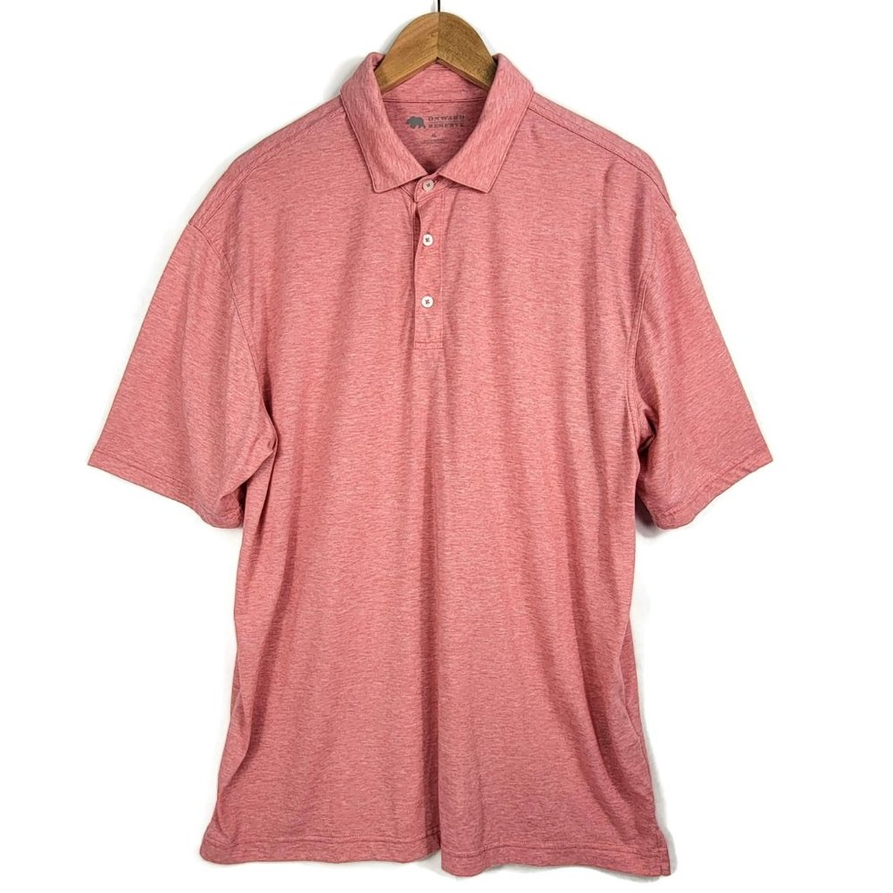 Onward Reserve Shirt Mens Size XL Short Sleeve Polo Coral